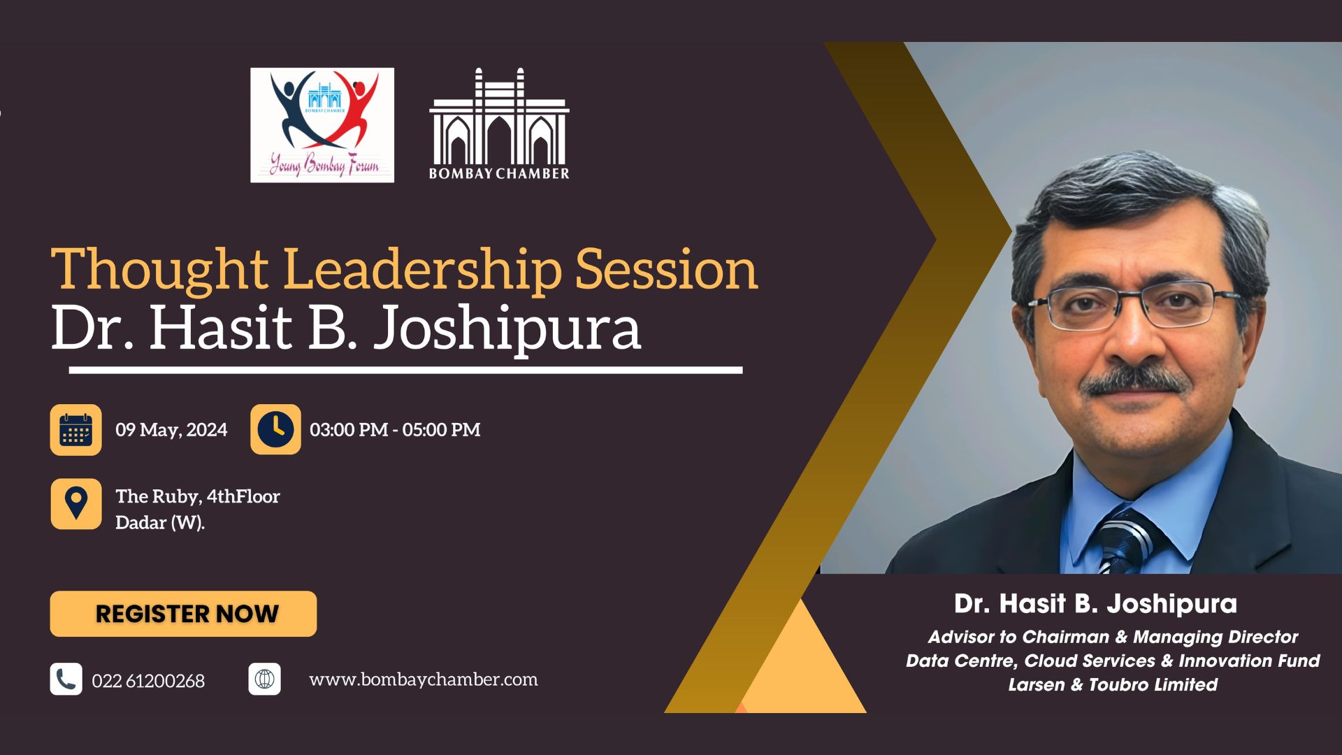 Thought Leadership Series with Dr. Hasit B.Joshipura