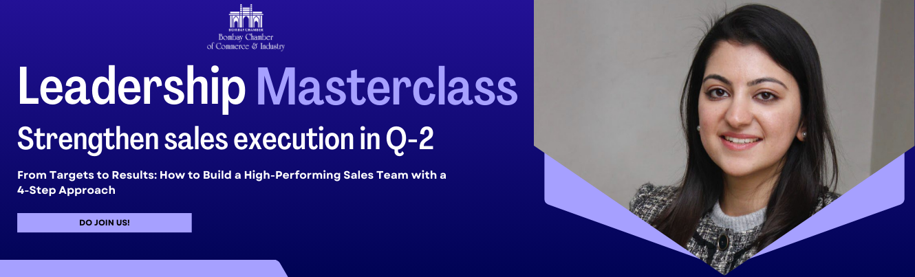 Leadership Masterclass – Strengthen sales execution in Q-2 From Targets to Results: How to Build a High-Performing Sales Team with a 4-Step Approach