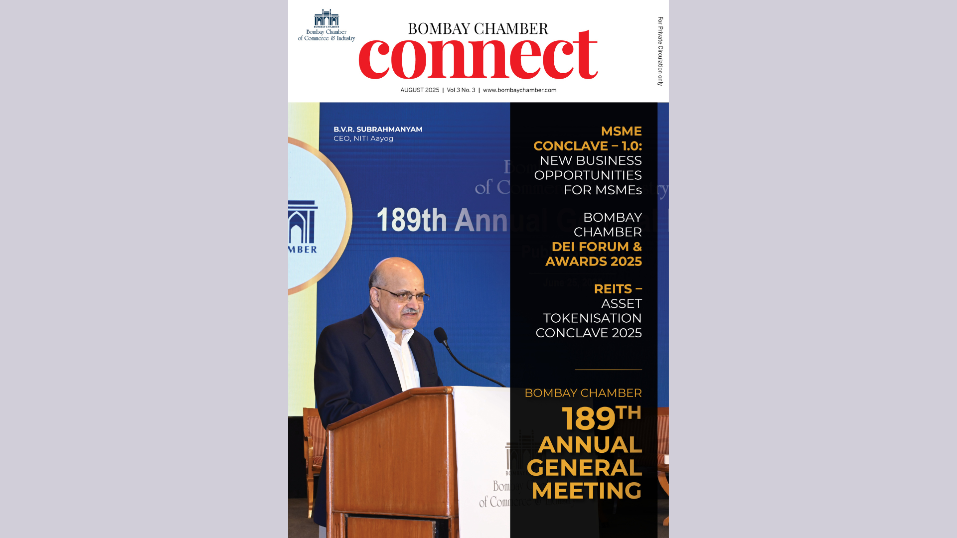 Bombay Chamber Connect- August 2025