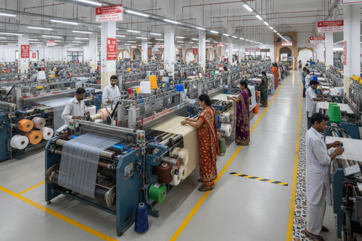 Textile manufacturing unit in India