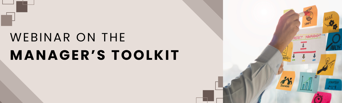 Webinar on The Manager’s Toolkit